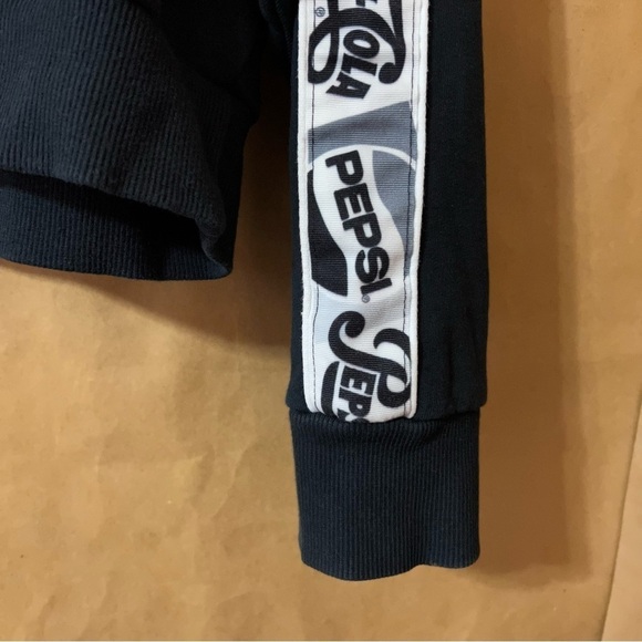 Puma x Pepsi | Embroidered Graphic Logo Tape Stripe Sweatshirt Pullover Size M - Picture 9 of 15